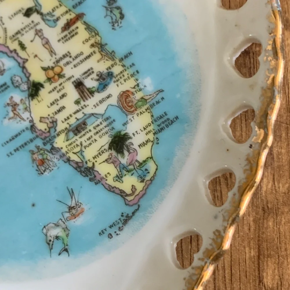 Vintage Florida Plate